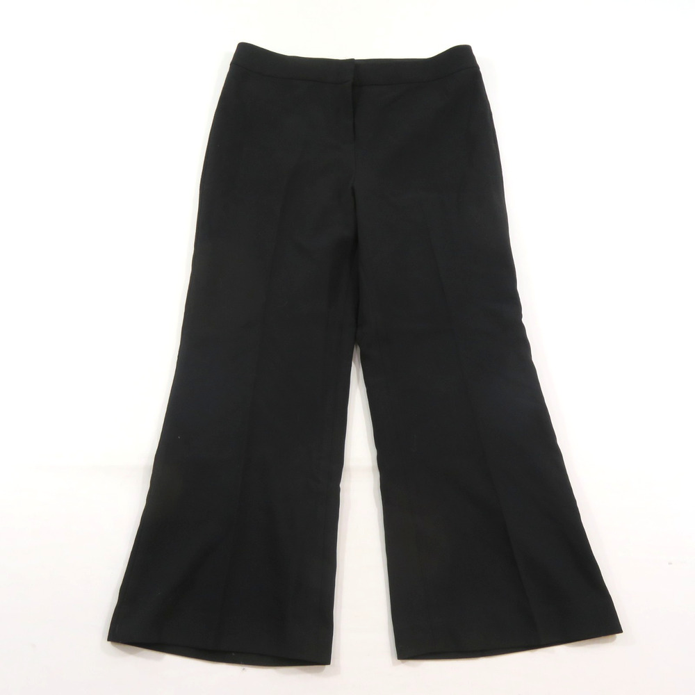 Kobi Halperin Black Dress Pants Sz 8 Measure 30 Hook Loop with Zipper Closure